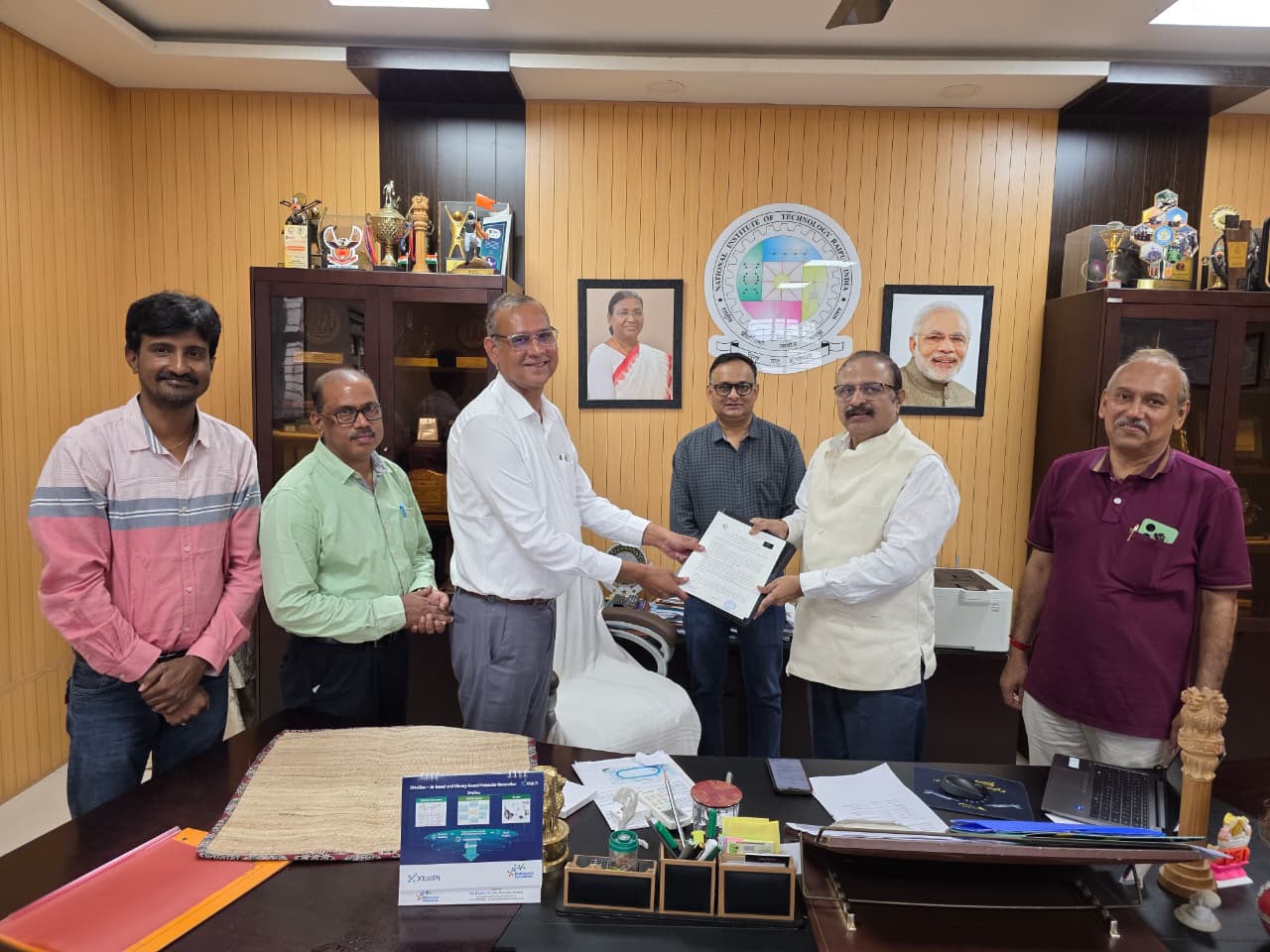 EcoSTEM Group and NIT Raipur MoU signing ceremony